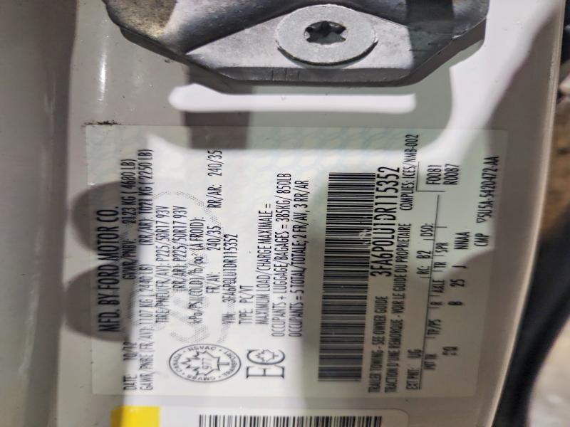 Продажа на аукционе авто 2013 Ford Fusion Se, vin: 3FA6P0LU1DR115352, номер лота: 97832175