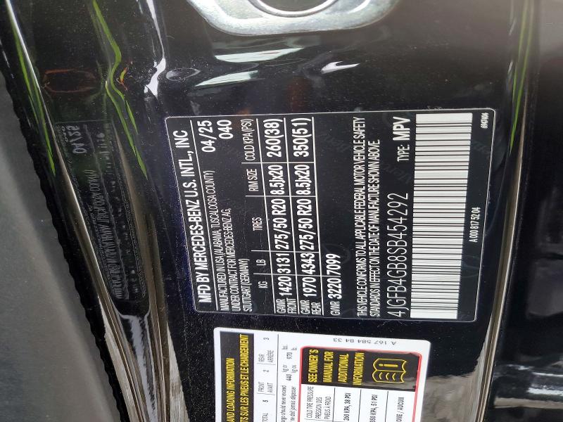 Auction sale of the 2025 Mercedes-benz Gle 450e 4, vin: 4JGFB4GB8SB454292, lot number: 74652265