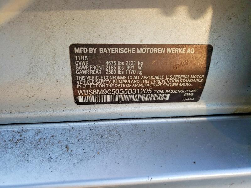 Продаж на аукціоні авто 2016 Bmw M3, vin: WBS8M9C50G5D31205, номер лоту: 99270395