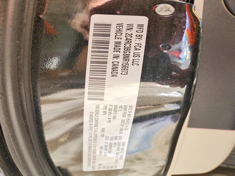2022 Chrysler Pacifica მანქანა იყიდება აუქციონზე, vin: 2C4RC3BG8NR156973, აუქციონის ნომერი: 98213235