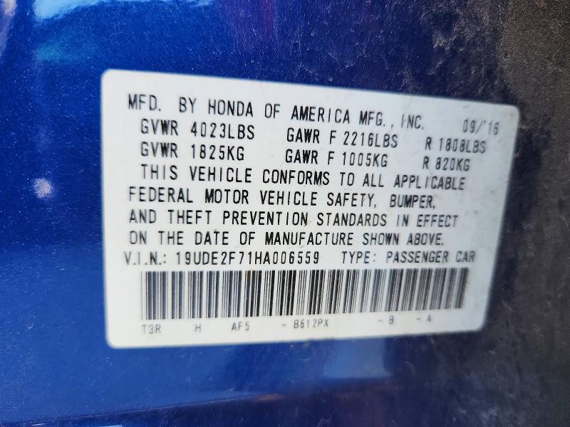 Aukcja sprzedaży 2017 Acura Ilx, vin: 19UDE2F71HA006559, numer aukcji: 98262205