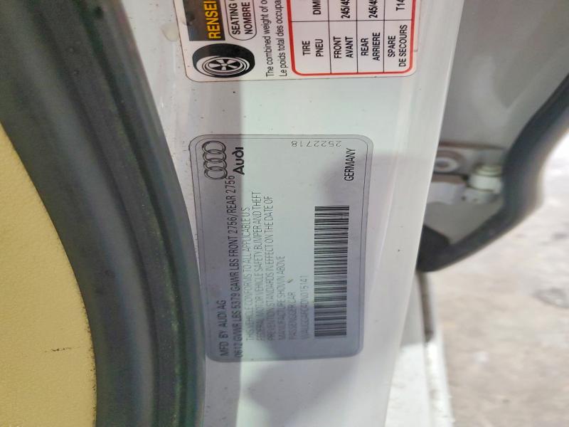 74083825 :رقم المزاد ، WAUGGAFC4DN015141 vin ، 2013 Audi A6 مزاد بيع