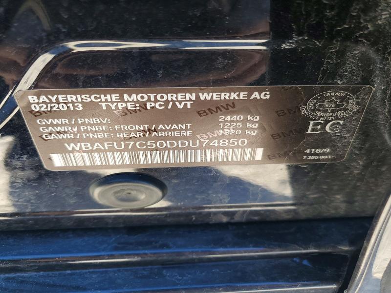 Продажа на аукционе авто 2013 Bmw 535 Xi, vin: WBAFU7C50DDU74850, номер лота: 74332955