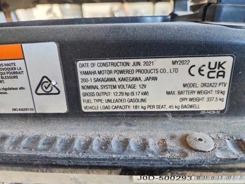 Продаж на аукціоні авто 2022 Urwi Unknown, vin: J0D50029300000000, номер лоту: 97632115