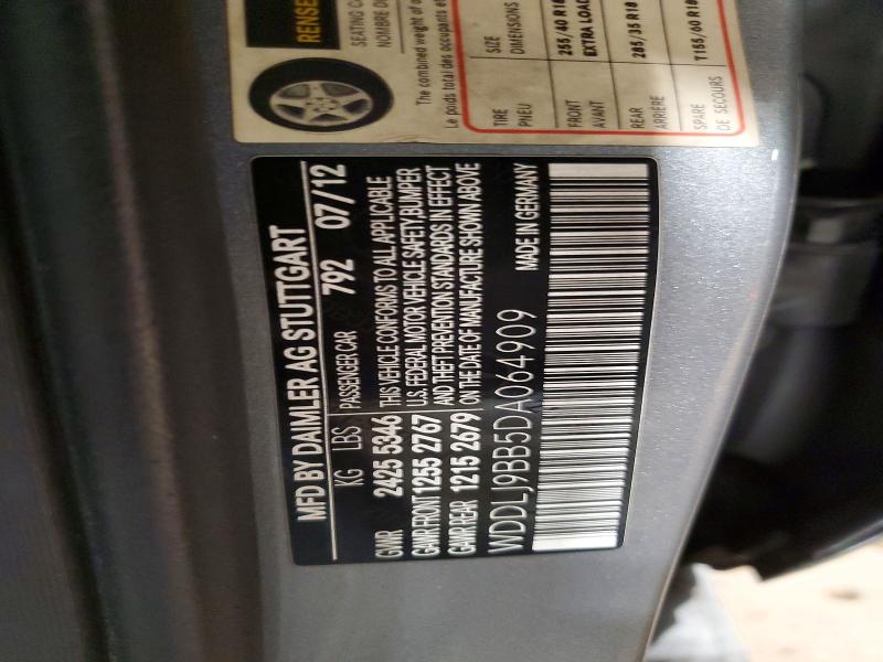 Продаж на аукціоні авто 2013 Mercedes-benz Cls, vin: WDDLJ9BB5DA064909, номер лоту: 74492505