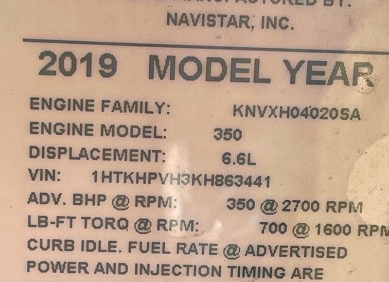 75688735 :رقم المزاد ، 1HTKHPVH3KH863441 vin ، 2019 Chevrolet Silverado مزاد بيع