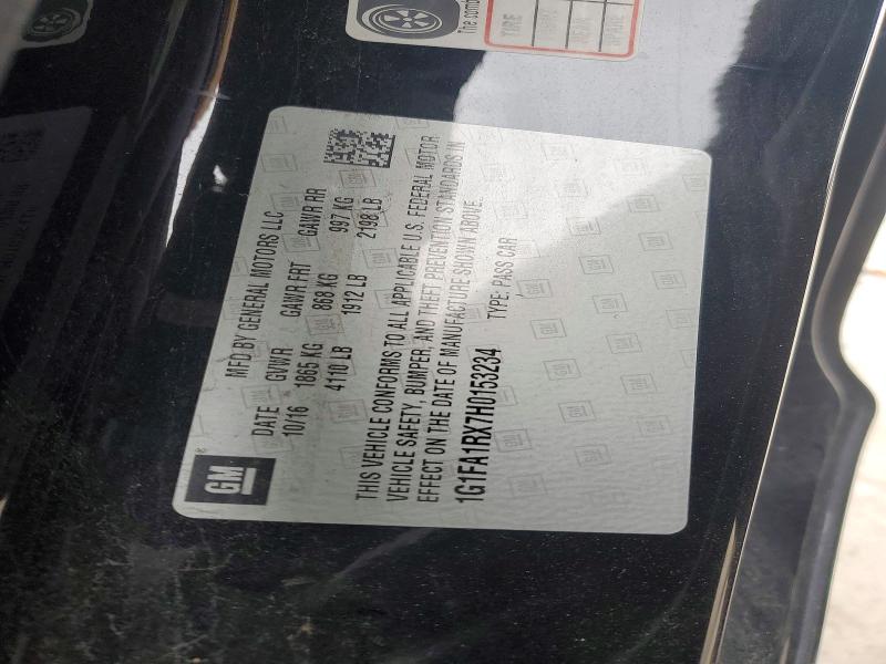 Продажа на аукционе авто 2017 Chevrolet Camaro, vin: 1G1FA1RX7H0153234, номер лота: 75499185