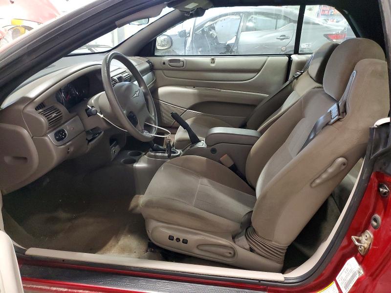 Продажа на аукционе авто 2006 Chrysler Sebring, vin: 1C3EL55R96N116167, номер лота: 74281845