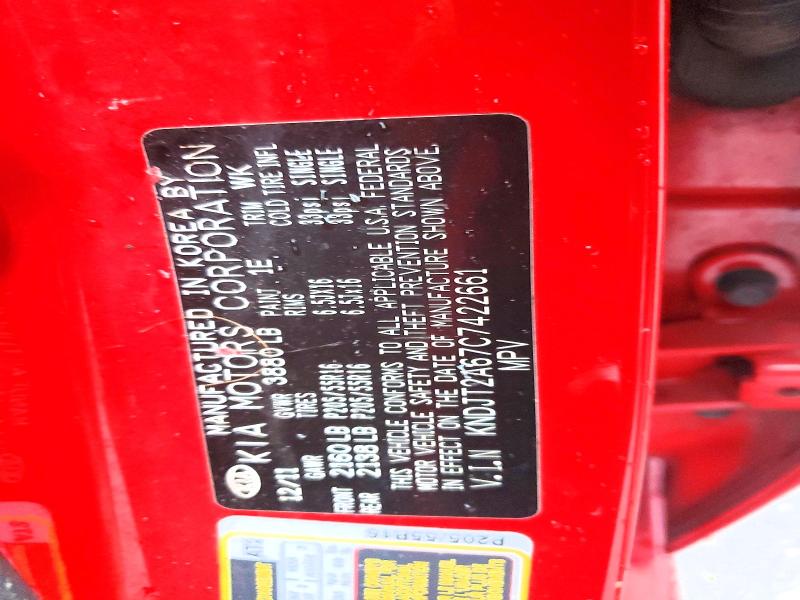 Aukcja sprzedaży 2012 Kia Soul, vin: KNDJT2A67C7422661, numer aukcji: 75695465