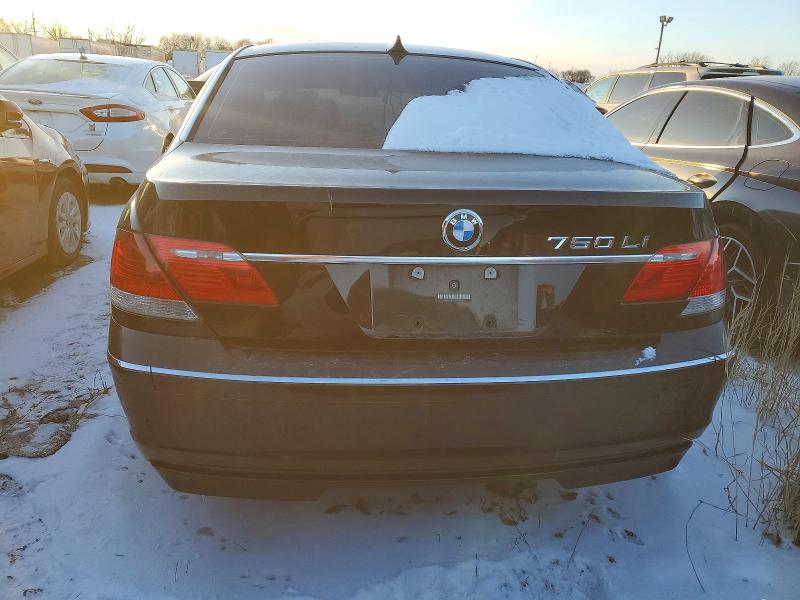 2006 Bmw 750 მანქანა იყიდება აუქციონზე, vin: WBAHN835X6DT61647, აუქციონის ნომერი: 45828186