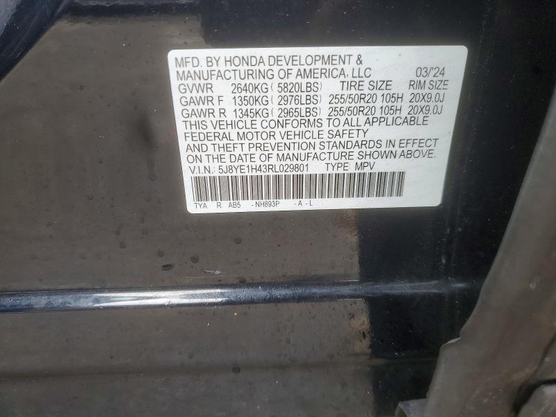 Продажа на аукционе авто 2024 Acura Mdx, vin: 5J8YE1H43RL029801, номер лота: 98714395