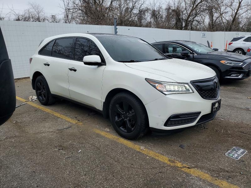 Продажа на аукционе авто 2016 Acura Mdx, vin: 5FRYD4H27GB058606, номер лота: 72153465