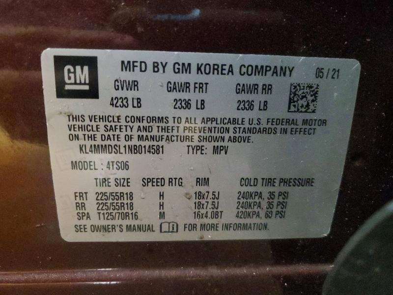 Продажа на аукционе авто 2022 Buick Encore Gx, vin: KL4MMDSL1NB014581, номер лота: 75547425