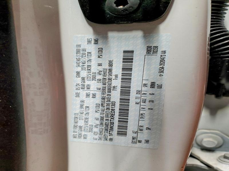 Продажа на аукционе авто 2024 Ford F350, vin: 1FT8W3BTXRED81303, номер лота: 74739445