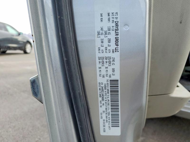 73742015 :رقم المزاد ، 2A4RR5D1XAR306881 vin ، 2010 Chrysler Town & Country مزاد بيع