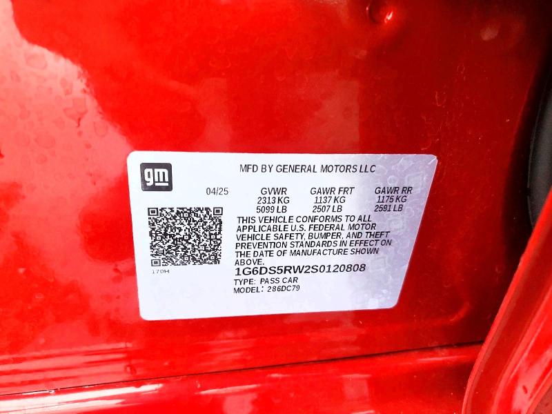 Продаж на аукціоні авто 2025 Cadillac Ct5, vin: 1G6DS5RW2S0120808, номер лоту: 97614235