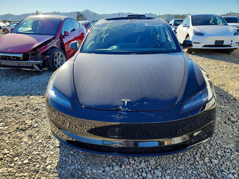 72644645 :رقم المزاد ، 5YJ3E1EA9SF046615 vin ، 2025 Tesla Model 3 مزاد بيع