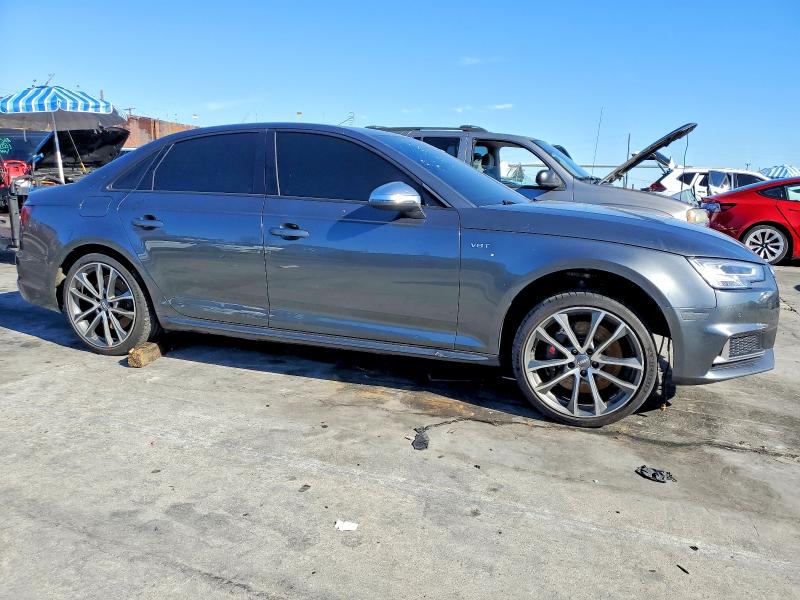 2018 Audi S4 მანქანა იყიდება აუქციონზე, vin: WAUB4AF44JA214415, აუქციონის ნომერი: 99143425
