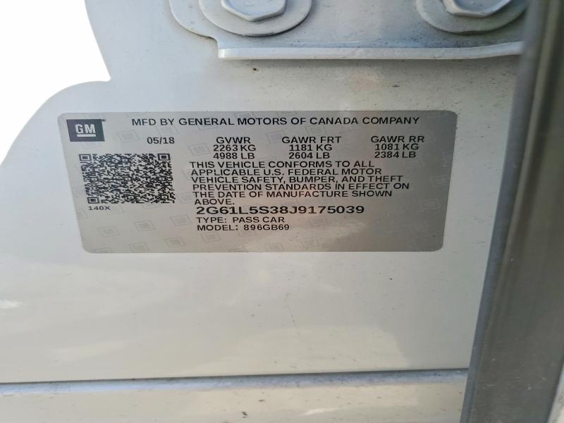 Продажа на аукционе авто 2018 Cadillac Xts, vin: 2G61L5S38J9175039, номер лота: 97678075