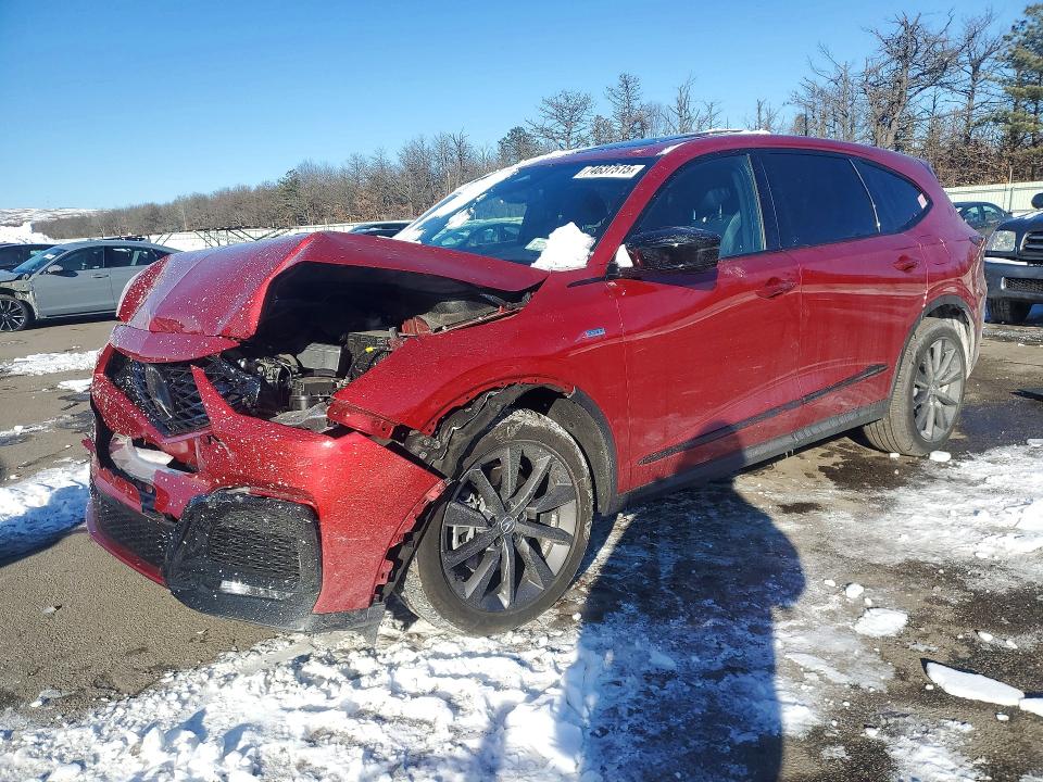 74637515 :رقم المزاد ، 5J8YE1H09SL004338 vin ، 2025 Acura Mdx مزاد بيع