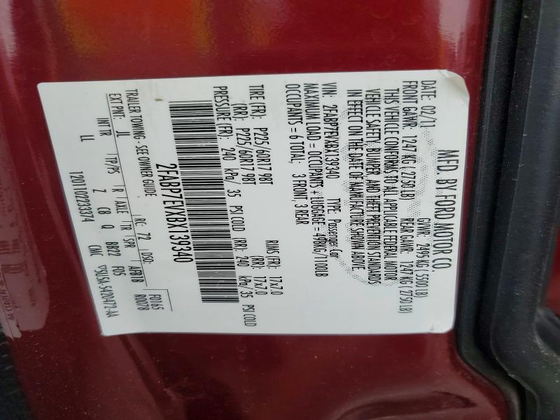 Продаж на аукціоні авто 2011 Ford Crown Vict, vin: 2FABP7EVXBX139340, номер лоту: 99818905