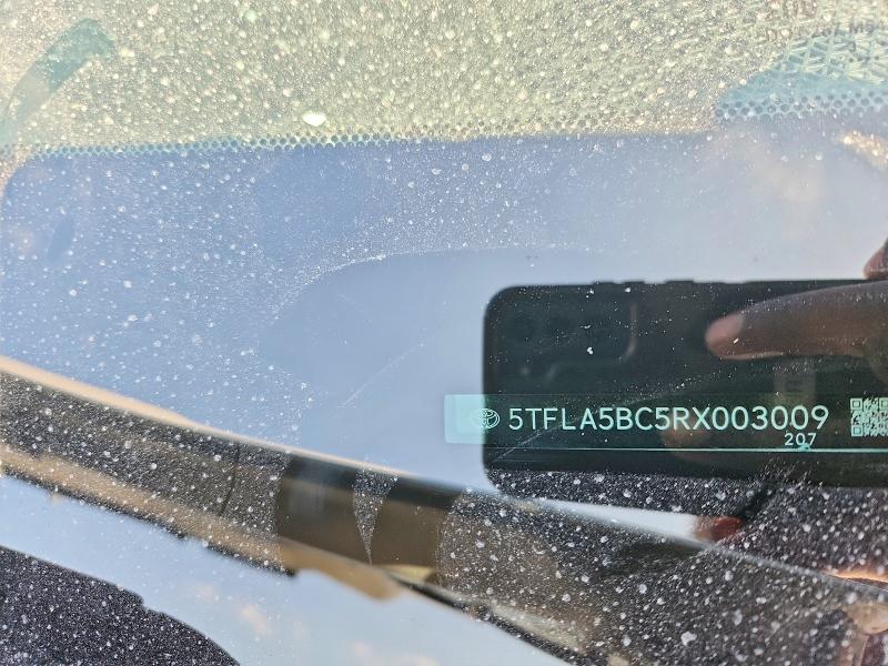 74237685 :رقم المزاد ، 5TFLA5BC5RX003009 vin ، 2024 Toyota Tundra مزاد بيع