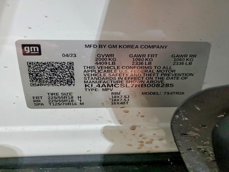 74602125 :رقم المزاد ، KL4AMCSL7RB008285 vin ، 2024 Buick Encore Gx مزاد بيع