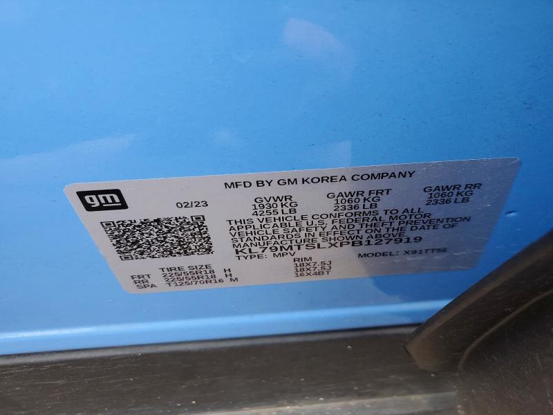 73757165 :رقم المزاد ، KL79MTSLXPB127919 vin ، 2023 Chevrolet Trailblazer مزاد بيع