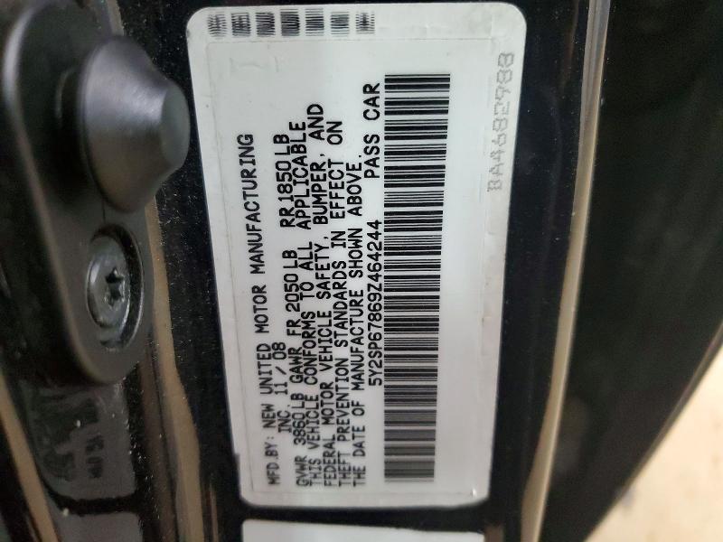 98412315 :رقم المزاد ، 5Y2SP67869Z464244 vin ، 2009 Pontiac Vibe مزاد بيع