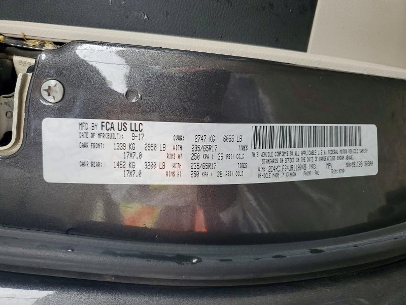 99351025 :رقم المزاد ، 2C4RC1FG4JR118049 vin ، 2018 Chrysler Pacifica مزاد بيع