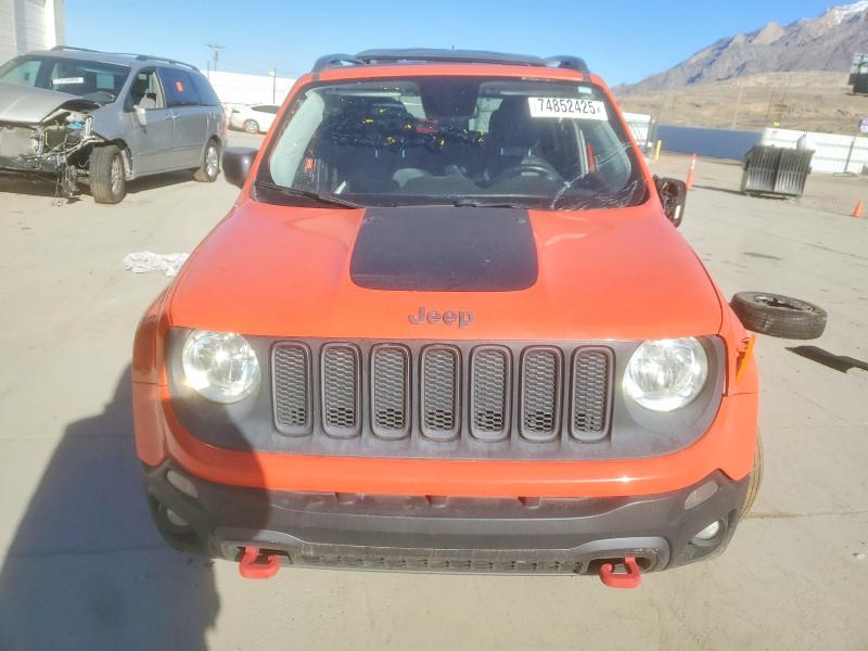 2016 Jeep Renegade მანქანა იყიდება აუქციონზე, vin: ZACCJBCT6GPC51962, აუქციონის ნომერი: 74852425