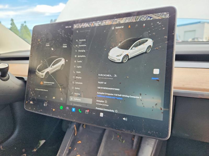 Aukcja sprzedaży 2021 Tesla Model 3, vin: 5YJ3E1EA4MF873960, numer aukcji: 99560255