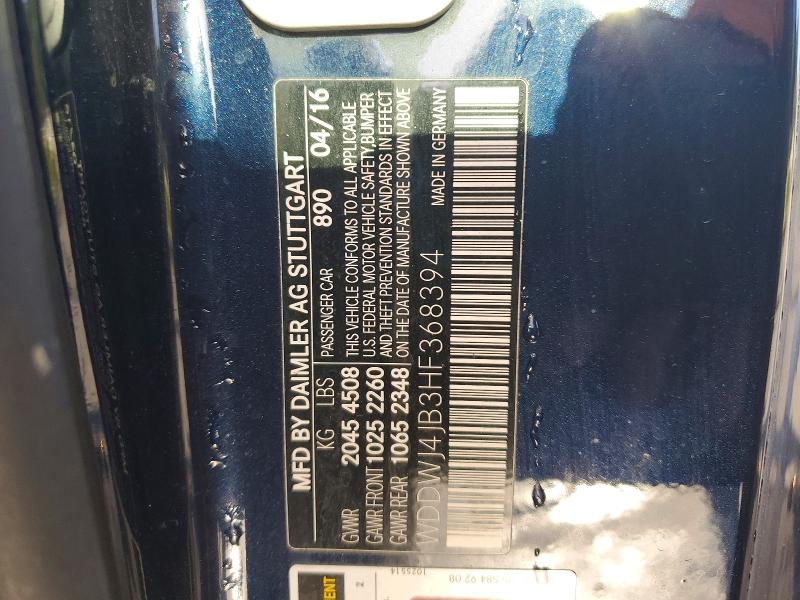 Aukcja sprzedaży 2017 Mercedes-benz C, vin: WDDWJ4JB3HF368394, numer aukcji: 98381185