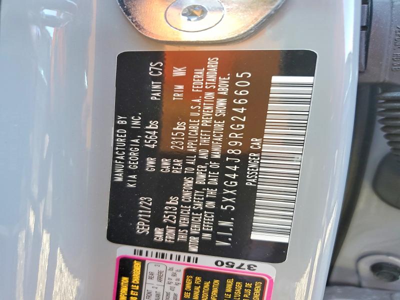 72430555 :رقم المزاد ، 5XXG44J89RG246605 vin ، 2024 Kia K5 مزاد بيع