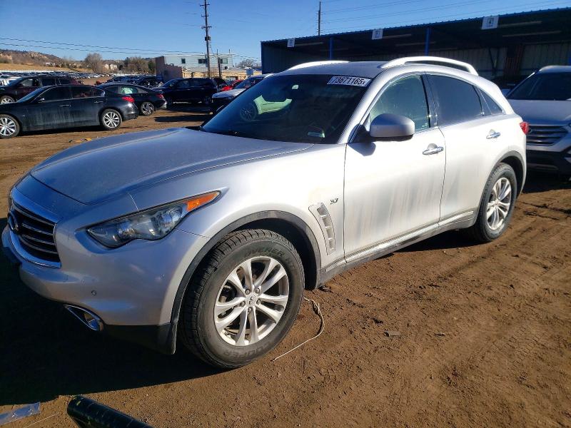 73671165 :رقم المزاد ، JN8CS1MW4FM482358 vin ، 2015 Infiniti Qx70 مزاد بيع