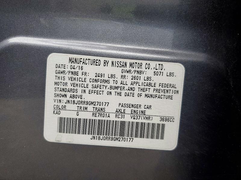 Auction sale of the 2016 Infinity Qx50, vin: JN1BJ0RR9GM270177, lot number: 74845765