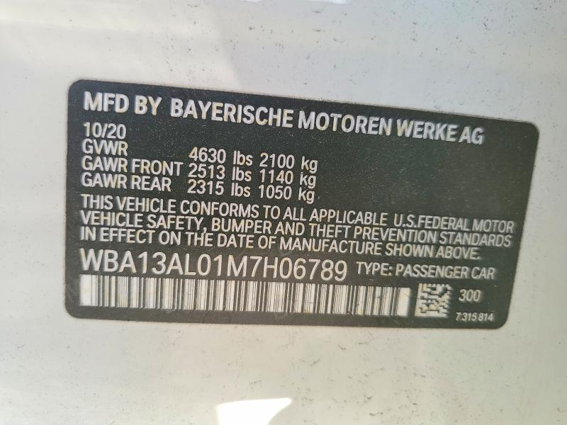 Продажа на аукционе авто 2021 Bmw M235xi, vin: WBA13AL01M7H06789, номер лота: 97043105