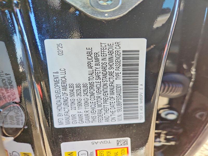 Продажа на аукционе авто 2025 Acura Tlx, vin: 19UUB6F50SA002301, номер лота: 75073715