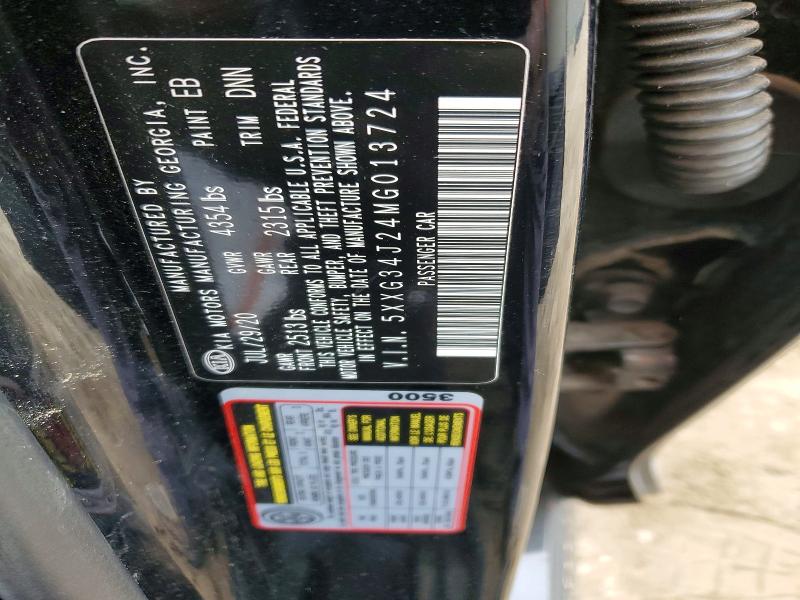 Aukcja sprzedaży 2021 Kia K5, vin: 5XXG34J24MG013724, numer aukcji: 74248675