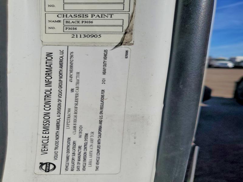 Продаж на аукціоні авто 2021 Volvo Vnl, vin: 4V4NC9EH8MN275676, номер лоту: 72564945