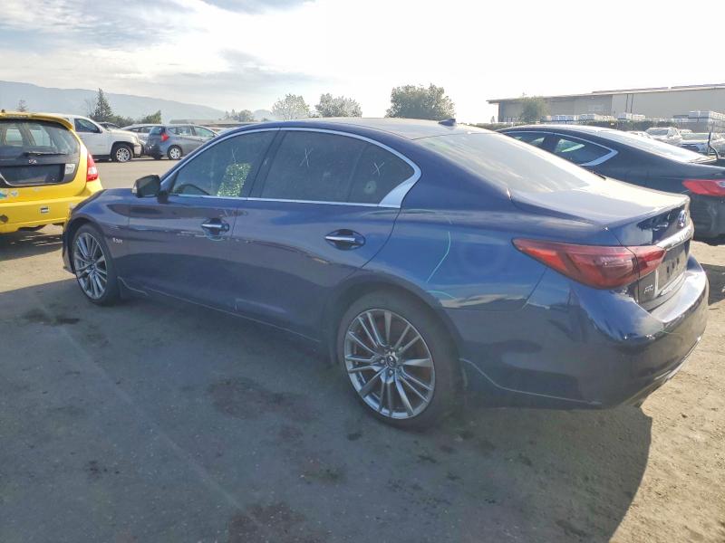 2018 Infiniti Q50 მანქანა იყიდება აუქციონზე, vin: JN1FV7AR6JM481080, აუქციონის ნომერი: 73900665