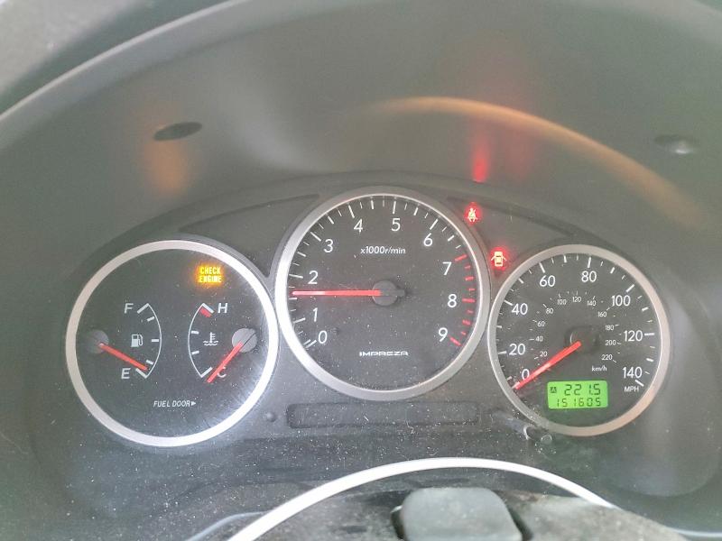 Продаж на аукціоні авто 2005 Subaru Impreza, vin: JF1GG29685G802510, номер лоту: 96170525