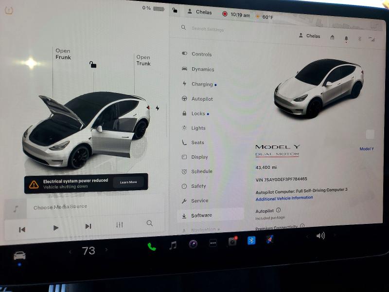 Aukcja sprzedaży 2023 Tesla Model Y, vin: 7SAYGDEF3PF784465, numer aukcji: 72249735