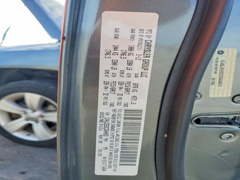 98884155 :رقم المزاد ، 1C4NJDEB3CD604093 vin ، 2012 Jeep Compass مزاد بيع