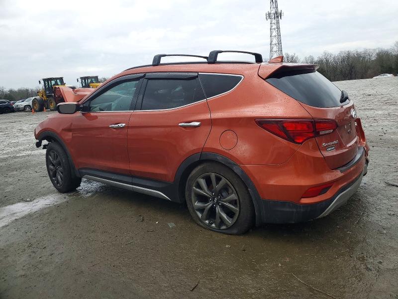 98747565 :رقم المزاد ، 5XYZW4LA3HG477335 vin ، 2017 Hyundai Santa Fe Sport مزاد بيع