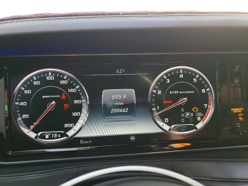 Aukcja sprzedaży 2015 Mercedes-benz S 63 Amg, vin: WDDUG7JB2FA094493, numer aukcji: 98783445