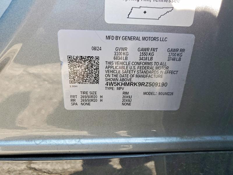 Продаж на аукціоні авто 2024 Acura Zdx, vin: 4W5KHMRK9RZ509190, номер лоту: 74486305