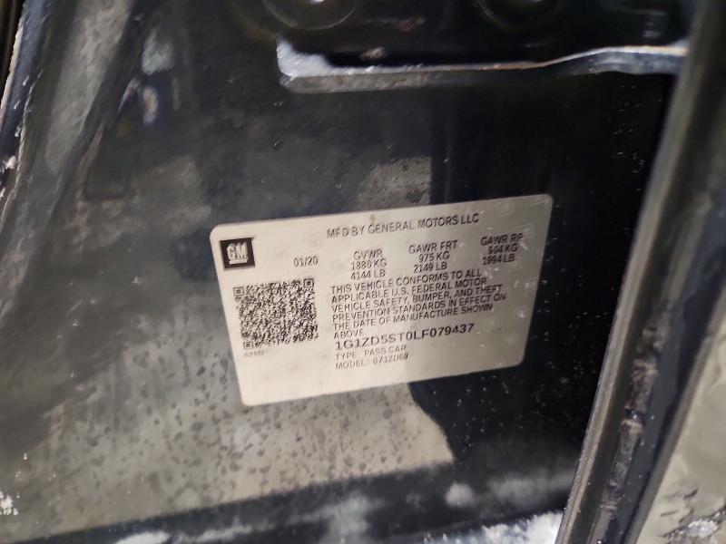 73646215 :رقم المزاد ، 1G1ZD5ST0LF079437 vin ، 2020 Chevrolet Malibu مزاد بيع