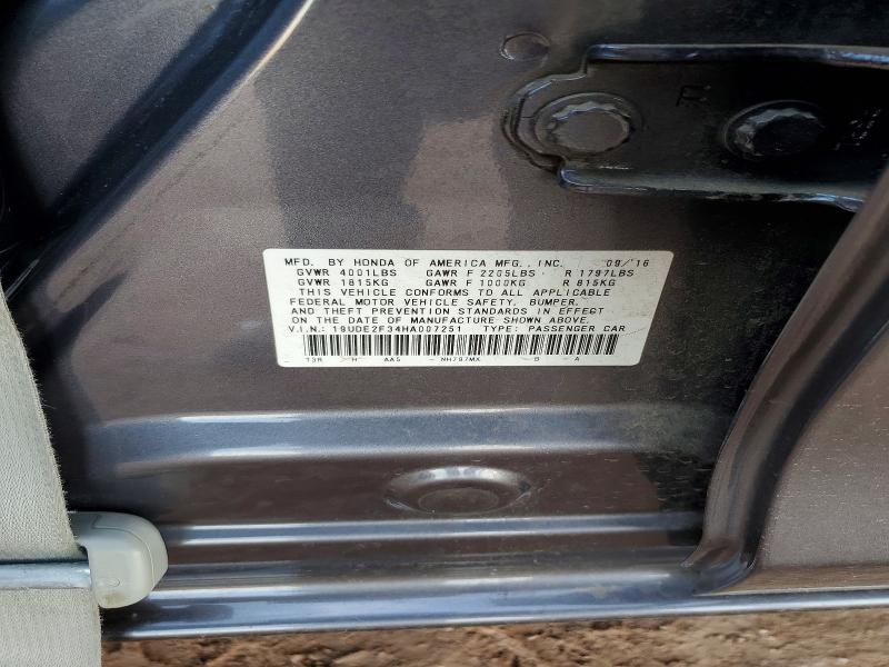 Продаж на аукціоні авто 2017 Acura Ilx, vin: 19UDE2F34HA007251, номер лоту: 74232505