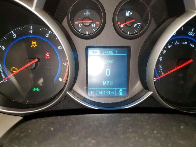 2013 Chevrolet Cruze Lt მანქანა იყიდება აუქციონზე, vin: 1G1PC5SB9D7204349, აუქციონის ნომერი: 72130965